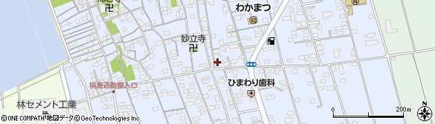 鳥取県境港市外江町2196周辺の地図
