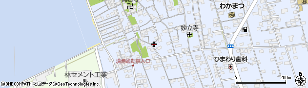 鳥取県境港市外江町2938周辺の地図
