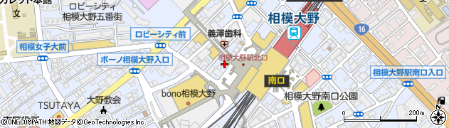 九州魂 相模大野駅前店周辺の地図