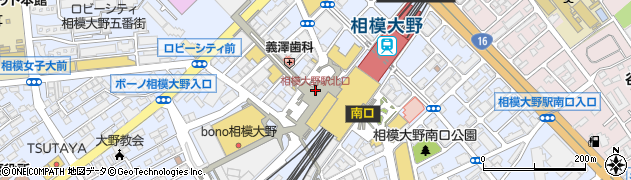 相模大野駅北口周辺の地図