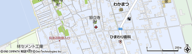 鳥取県境港市外江町2489周辺の地図