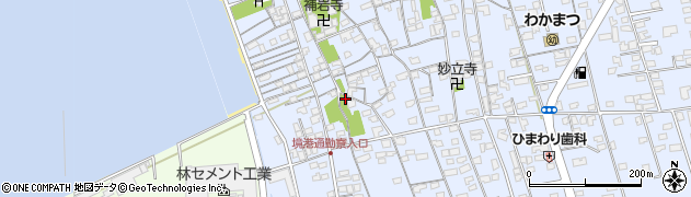 鳥取県境港市外江町2922周辺の地図