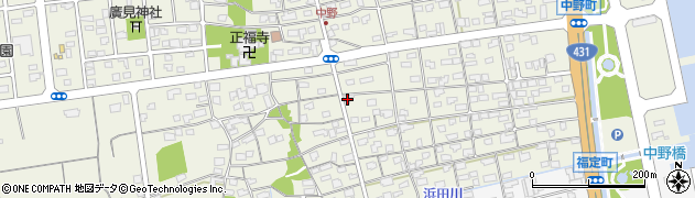 鳥取県境港市中野町340周辺の地図
