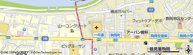 ロッテリア駒岡イオン店周辺の地図