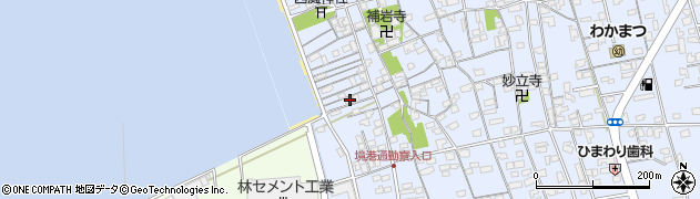 鳥取県境港市外江町3463周辺の地図