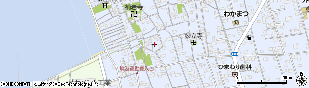 鳥取県境港市外江町2888周辺の地図