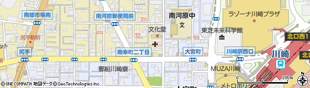 神奈川県川崎市幸区南幸町2丁目18周辺の地図