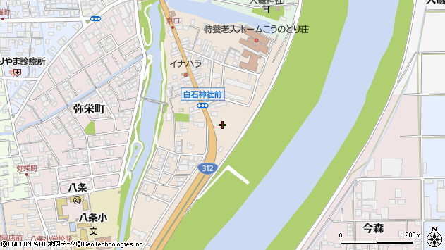 〒668-0054 兵庫県豊岡市塩津町の地図