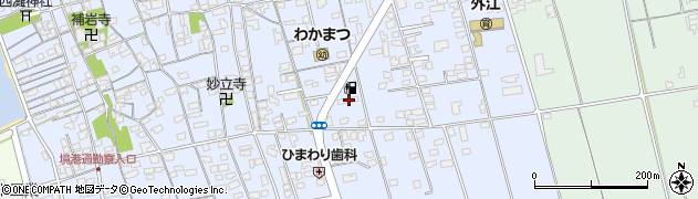 鳥取県境港市外江町2205周辺の地図