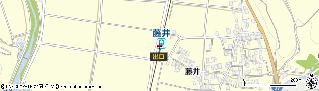 藤井駅周辺の地図