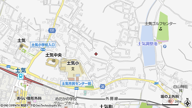 〒267-0061 千葉県千葉市緑区土気町の地図