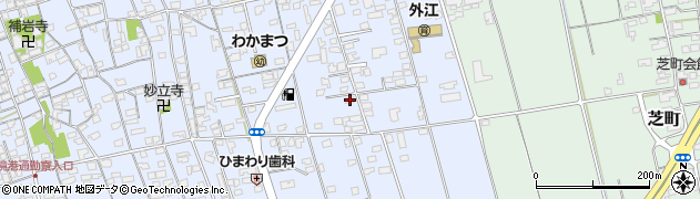 鳥取県境港市外江町2001周辺の地図