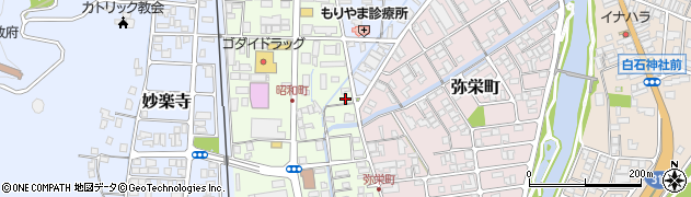 ふく福タクシー　豊岡営業所周辺の地図