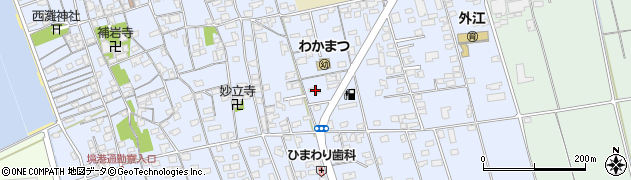 鳥取県境港市外江町2189周辺の地図