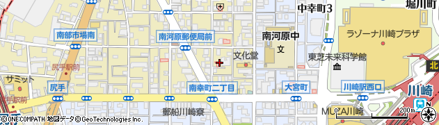 神奈川県川崎市幸区南幸町2丁目25周辺の地図