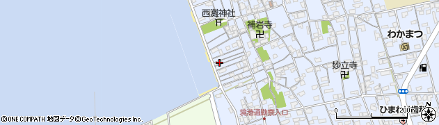 鳥取県境港市外江町3489周辺の地図