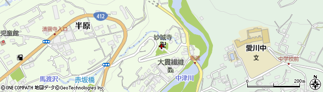 妙誠寺周辺の地図
