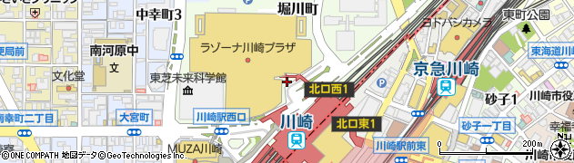 ラゾーナ川崎プラザ　メーカーズシャツ鎌倉周辺の地図