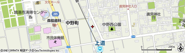 鳥取県境港市中野町5638周辺の地図