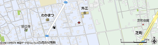 鳥取県境港市外江町1780周辺の地図
