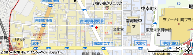 神奈川県川崎市幸区南幸町2丁目54周辺の地図