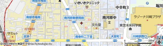 神奈川県川崎市幸区南幸町2丁目52周辺の地図