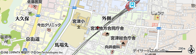 京都府宮津市中ノ丁周辺の地図