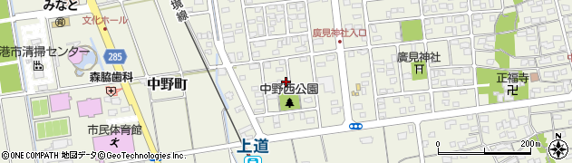 鳥取県境港市中野町5370周辺の地図