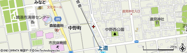 鳥取県境港市中野町5636周辺の地図