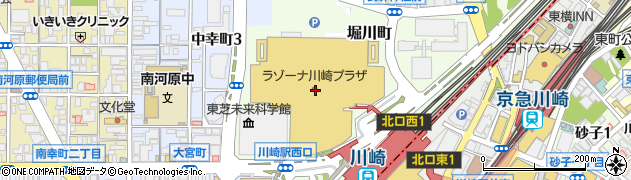 ホームセンターユニディラゾーナ川崎店周辺の地図