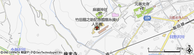 竹田扇之助記念国際糸操り人形館周辺の地図