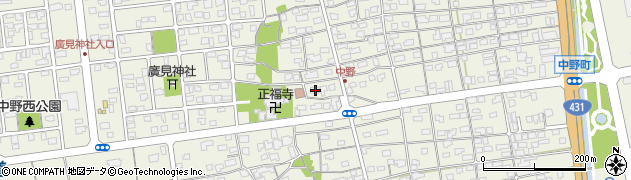 鳥取県境港市中野町522周辺の地図