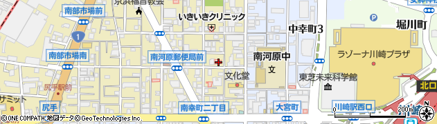 神奈川県川崎市幸区南幸町2丁目28-1周辺の地図