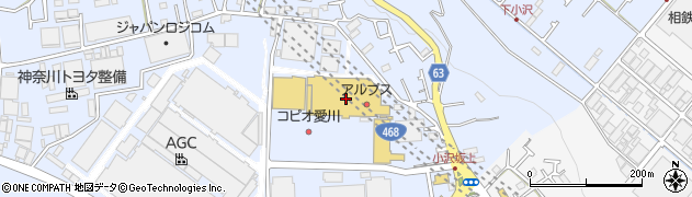 １００円ショップセリアコピオ愛川店周辺の地図
