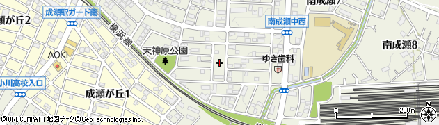 東京都町田市南成瀬6丁目14周辺の地図