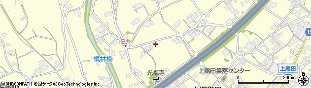 長野県飯田市上郷黒田（上黒田）周辺の地図
