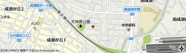 東京都町田市南成瀬6丁目8周辺の地図