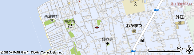 鳥取県境港市外江町2522周辺の地図