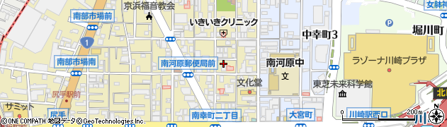 神奈川県川崎市幸区南幸町2丁目28-8周辺の地図
