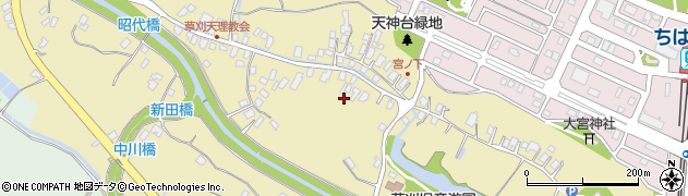 千葉県市原市草刈934周辺の地図