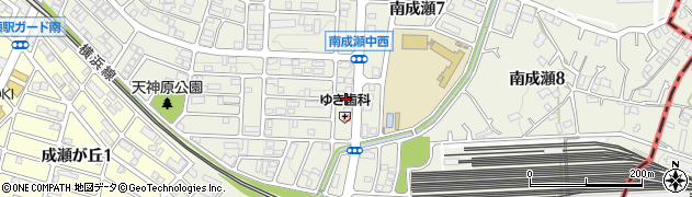 東京都町田市南成瀬6丁目12周辺の地図