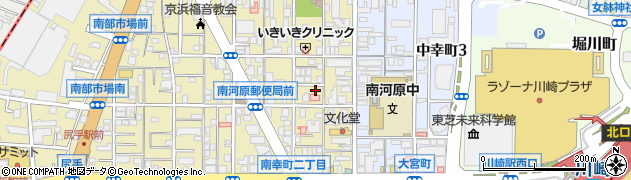 神奈川県川崎市幸区南幸町2丁目29周辺の地図