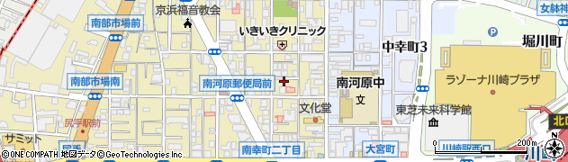 神奈川県川崎市幸区南幸町2丁目28-7周辺の地図