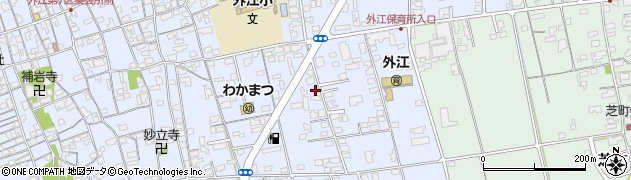 鳥取県境港市外江町2016周辺の地図