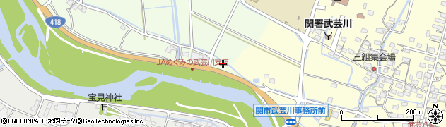 関警察署　武芸川警察官駐在所周辺の地図