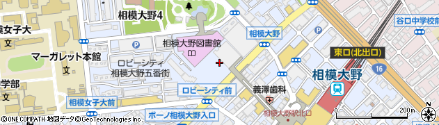 オンフルール伊勢丹相模原店周辺の地図