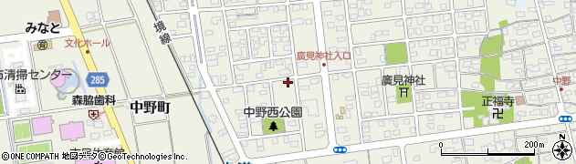 鳥取県境港市中野町5373周辺の地図