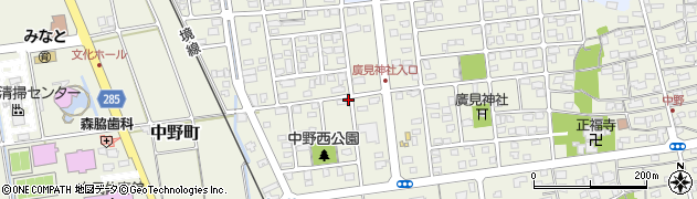 鳥取県境港市中野町5375周辺の地図