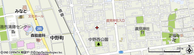 鳥取県境港市中野町5407周辺の地図