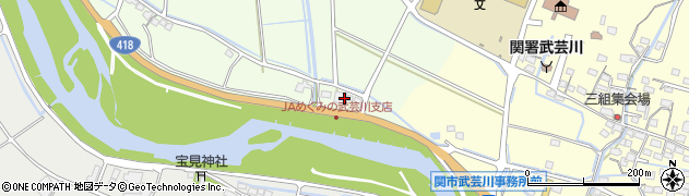 ＪＡめぐみの武芸川周辺の地図